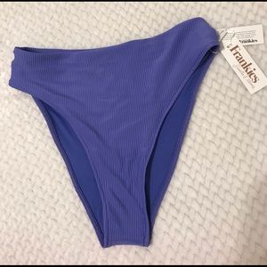 NWT Frankies Jenna Bikini Bottom Periwinkle